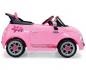 Preview: FIAT 500 Star Remote Control Pink Für coole Mädchen Elektroauto Elektro Auto Kinderauto
